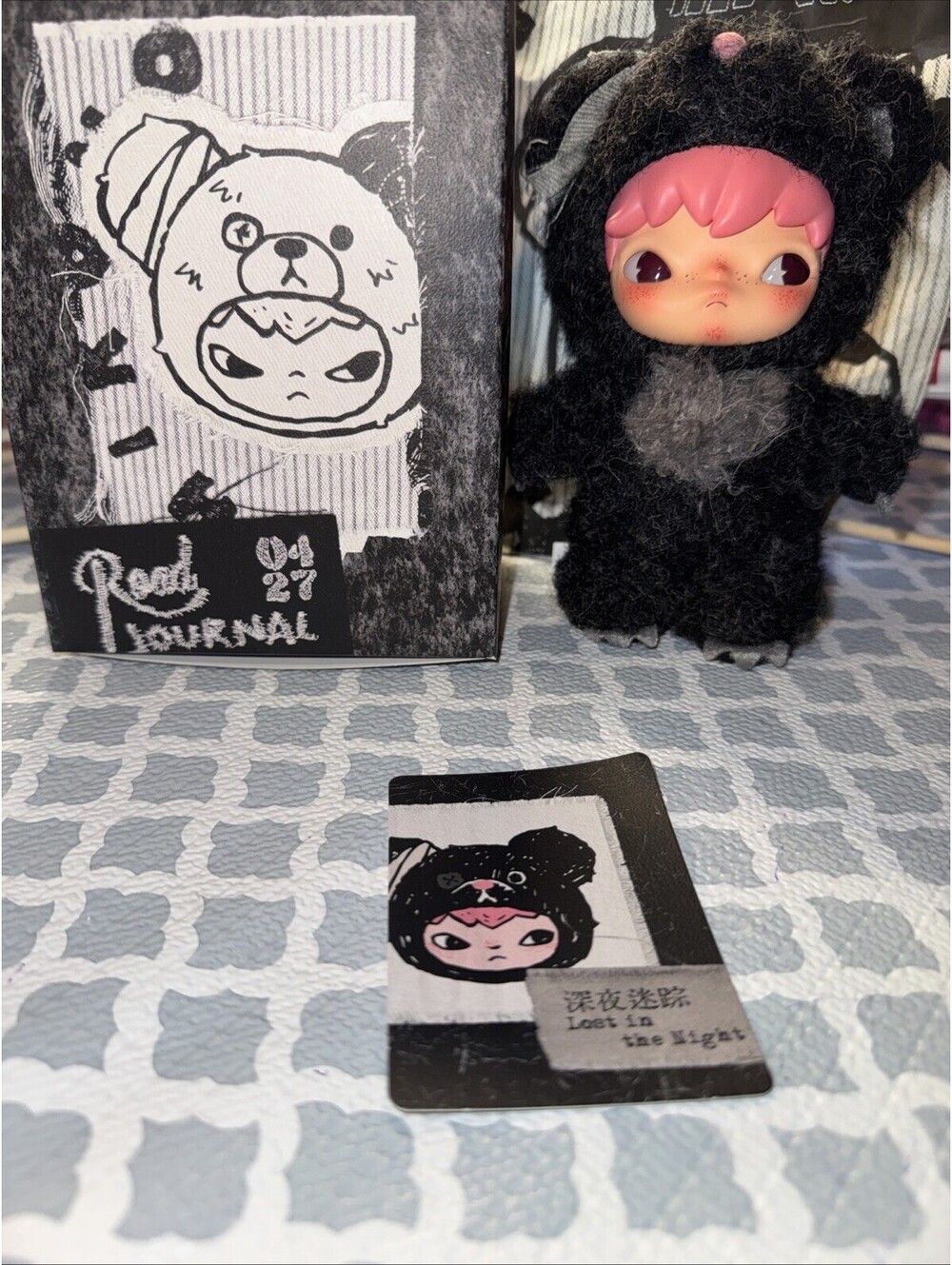 NEW – "Lost in the Night" Hirono Road Journal Plush Doll Pendant